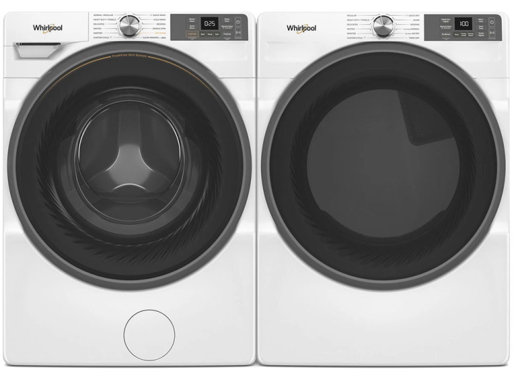 Whirlpool White Front Load Washer & Electric Dryer Package - WHIRLAUNDRYPACK3