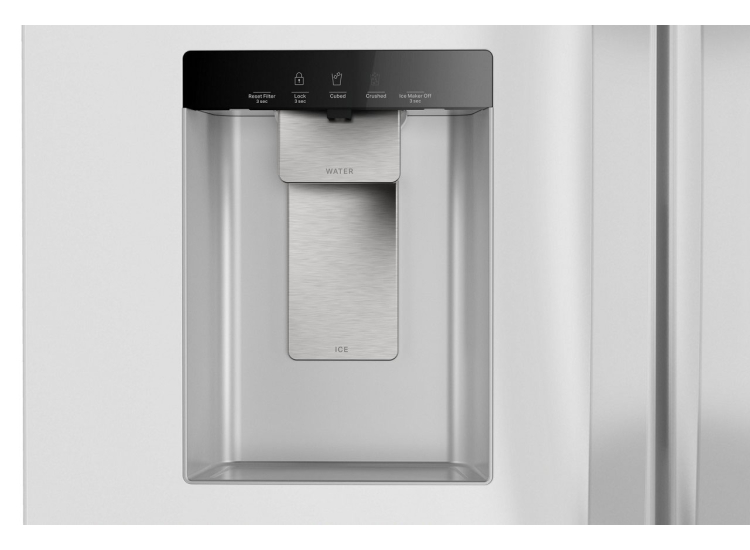 Whirlpool 30 Cu. Ft. French Door Refrigerator With Water and Ice Dispenser 36-Inch Wide in White - WRFF3536SW