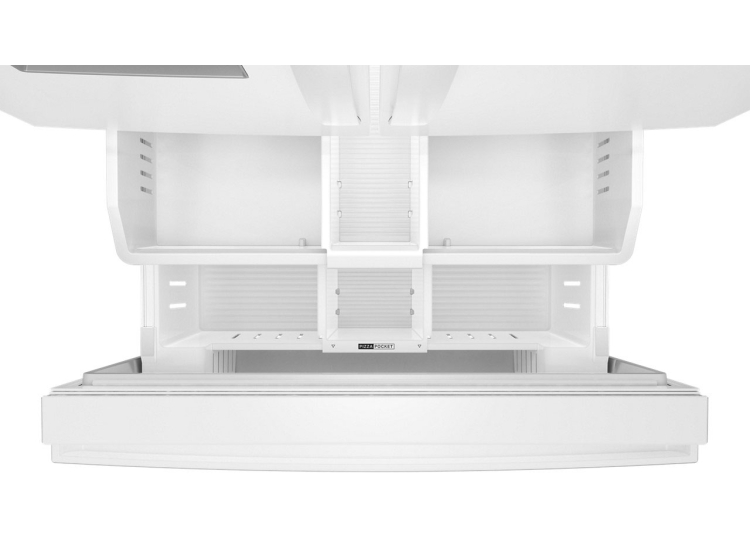 Whirlpool 30 Cu. Ft. French Door Refrigerator With Water and Ice Dispenser 36-Inch Wide in White - WRFF3536SW
