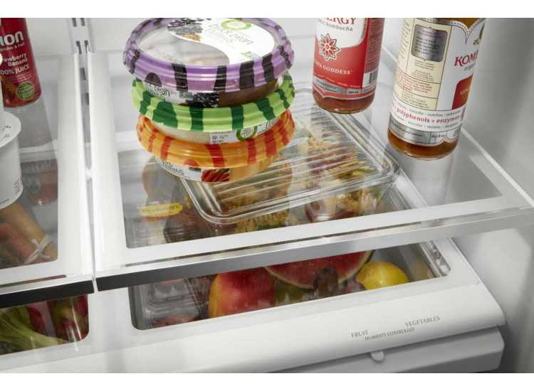 Whirlpool 22 Cu. Ft. French Door Refrigerator 33-Inch Wide in White - WRFF5333PW
