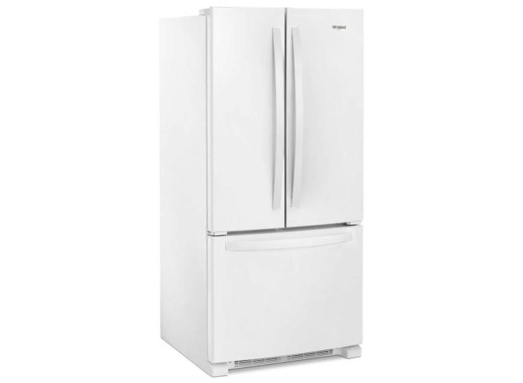 Whirlpool 22 Cu. Ft. French Door Refrigerator 33-Inch Wide in White - WRFF5333PW