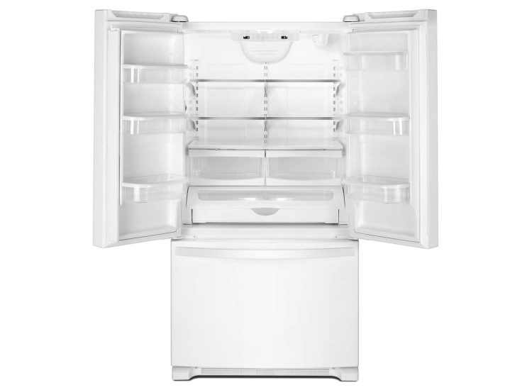Whirlpool 22 Cu. Ft. French Door Refrigerator 33-Inch Wide in White - WRFF5333PW