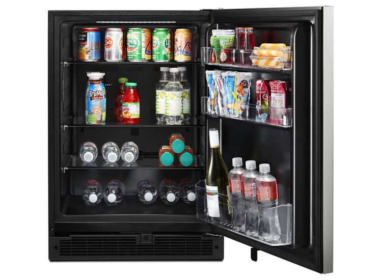 Whirlpool 24" Fingerprint Resistant Stainless Steel Undercounter Refrigerator - WUR50X24HZ