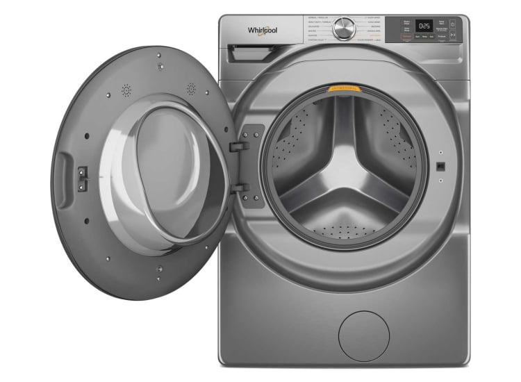 Whirlpool Smart Front Load Washer with FreshFlow Vent System 4.5 Cu. Ft. in Radiant Silver - WFW5720RR