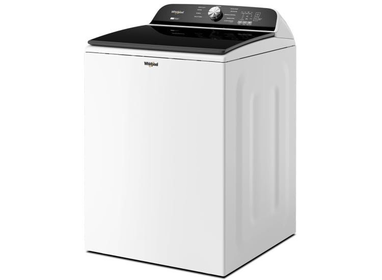 Whirlpool 5.2-5.3 Cu. Ft. Top Load Washer with Removable Agitator in White - WTW6157PW