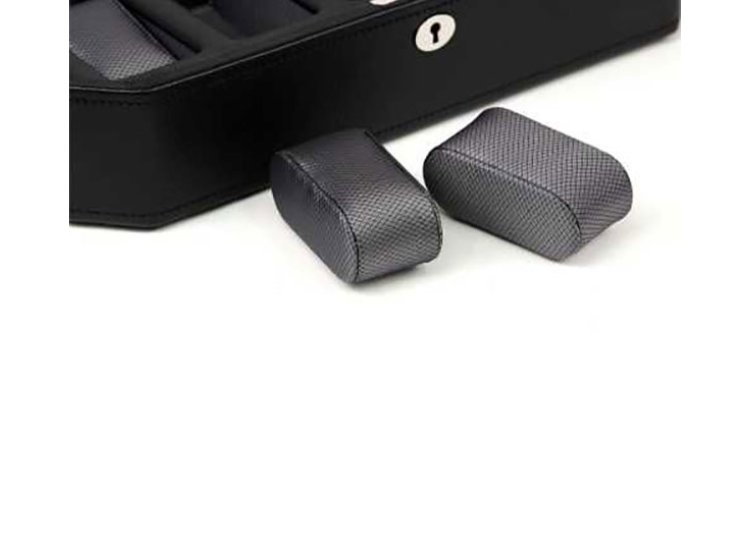 Wolf 1834 Windsor 5 Piece Watch Box in Black - 4583029