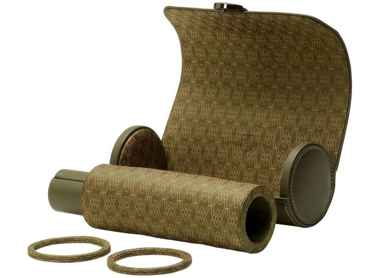 Wolf 1834 Earth Triple Watch Roll in Olive - 190641