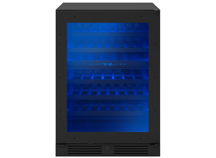 Zephyr Presrv 5.2 Cu. Ft. Dual Zone Wine Cooler 24-Inch Wide in Panel Ready Frame with Lock - PRW24C02CPG