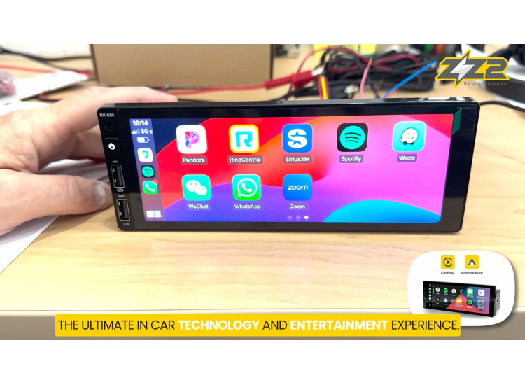 ZZ-2 Wireless CarPlay and Android Auto Multimedia Center - MPPLAY