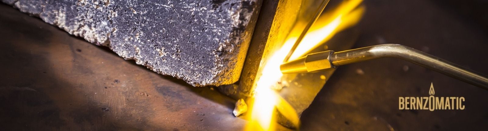 Blowtorch melting materials