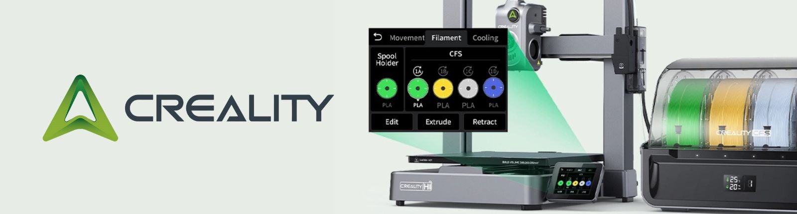3D printer with screen