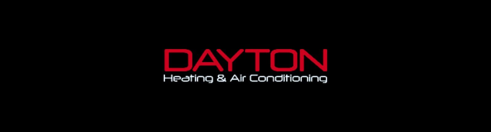 Black background with red Dayton logo