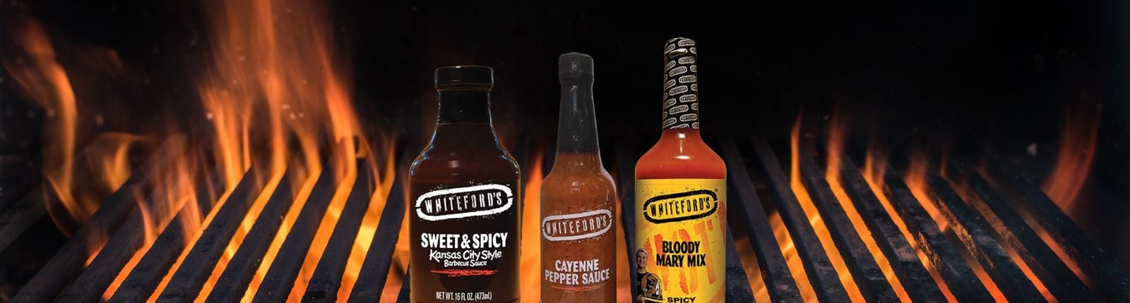 Three sauces of various flavors