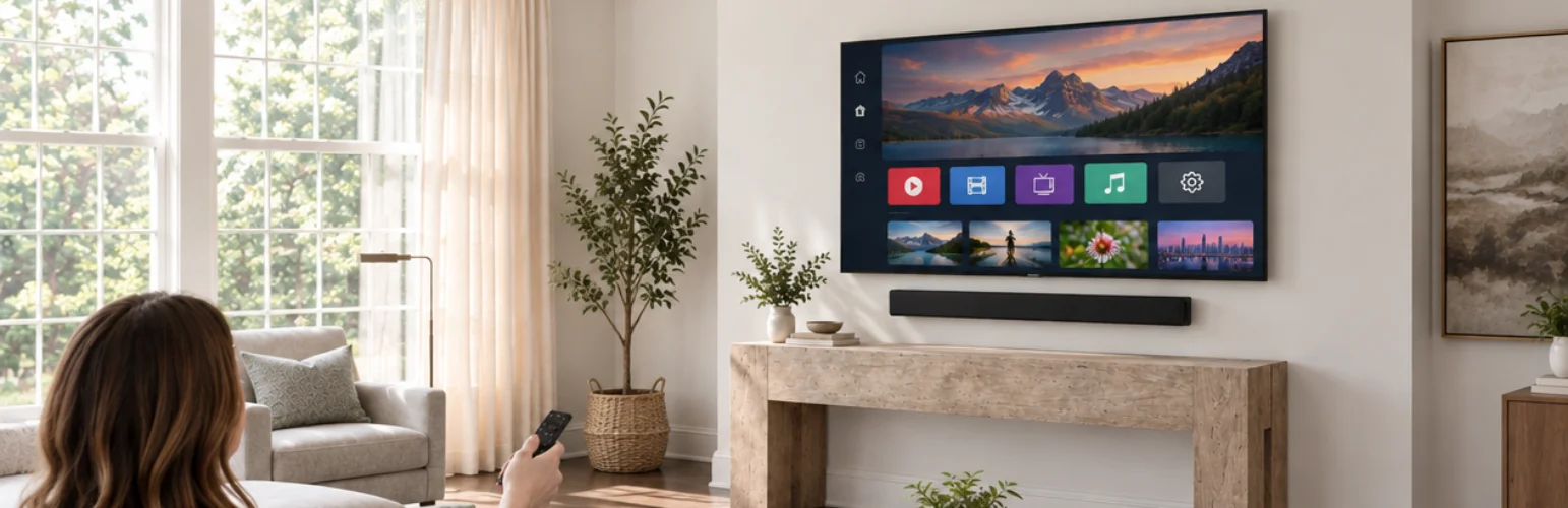 Woman Wathcing tv