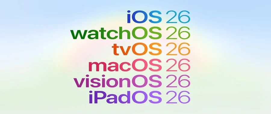 gradient blue and green background with rainbow text that reads 