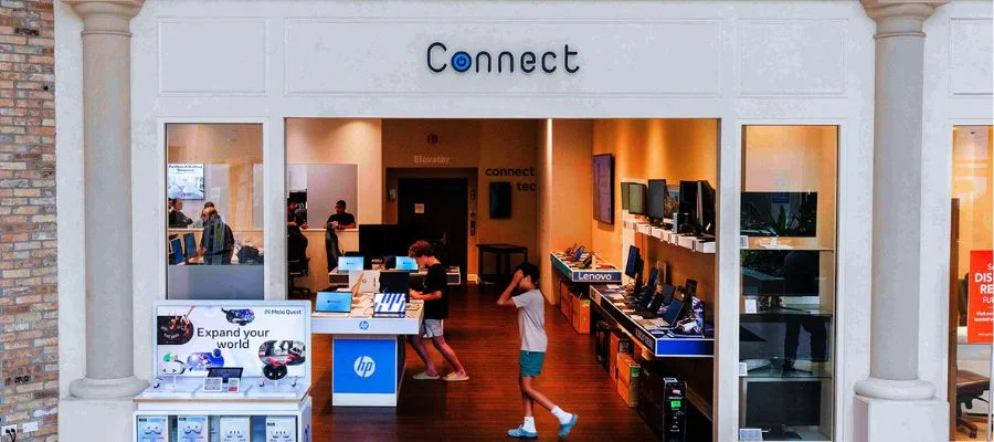 Front view of the Connect store at Abt.