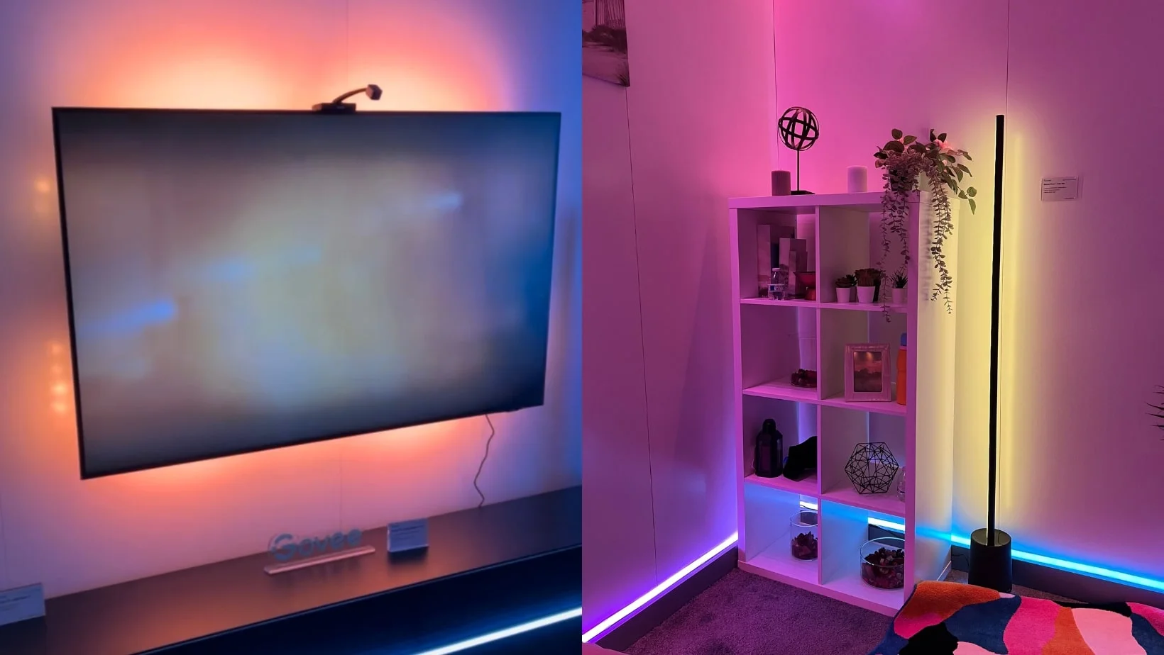 Govee AI Sync Box Kit 2 lighting.