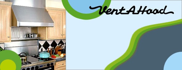 Hood mounted above a stove