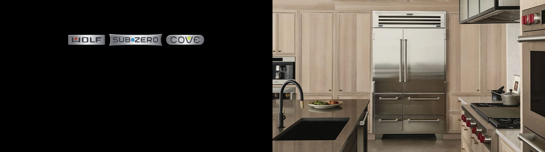 Luxury appliances on display in kitchen