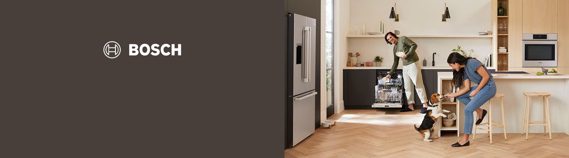 Couple enjoying time in kitchen