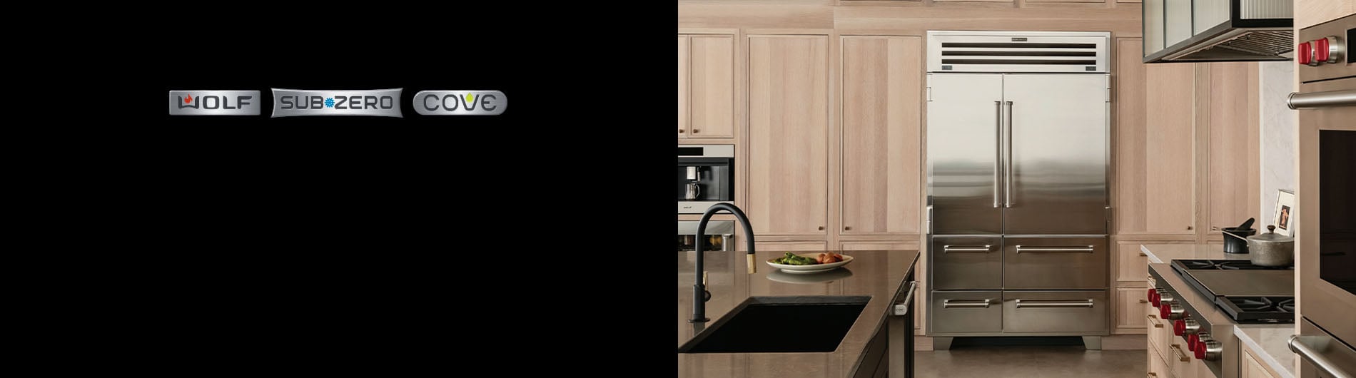 Luxurious kitchen on display