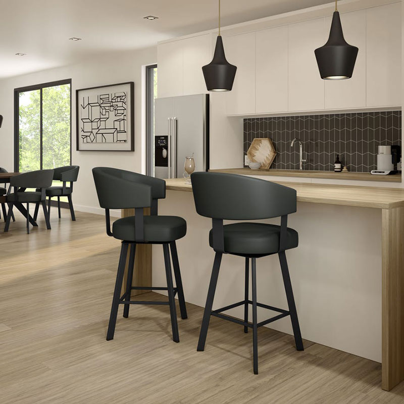 Amisco Grissom Swivel Counter Stool - 41560-26-75/DN