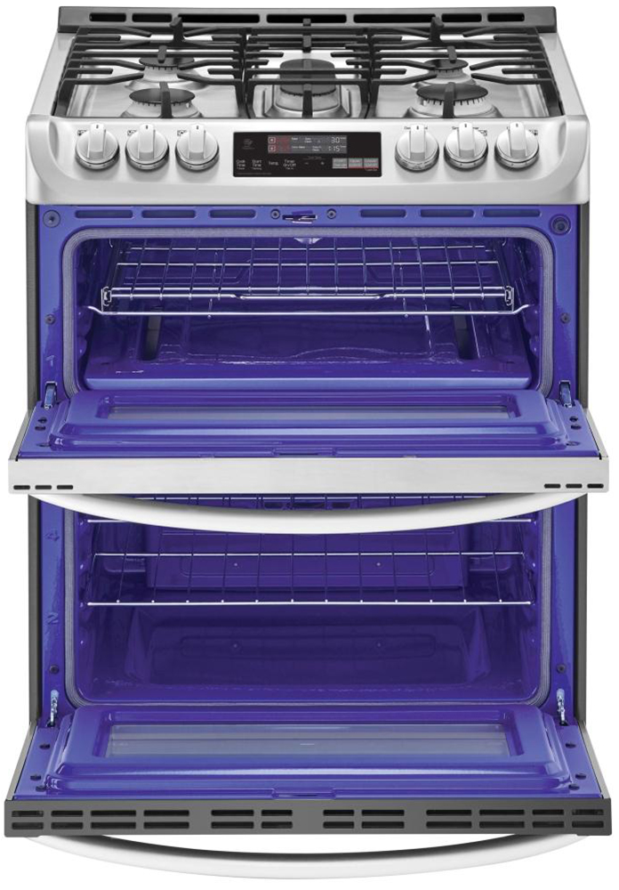 LG Stainless SlideIn Double Gas Range LTG4715ST Abt