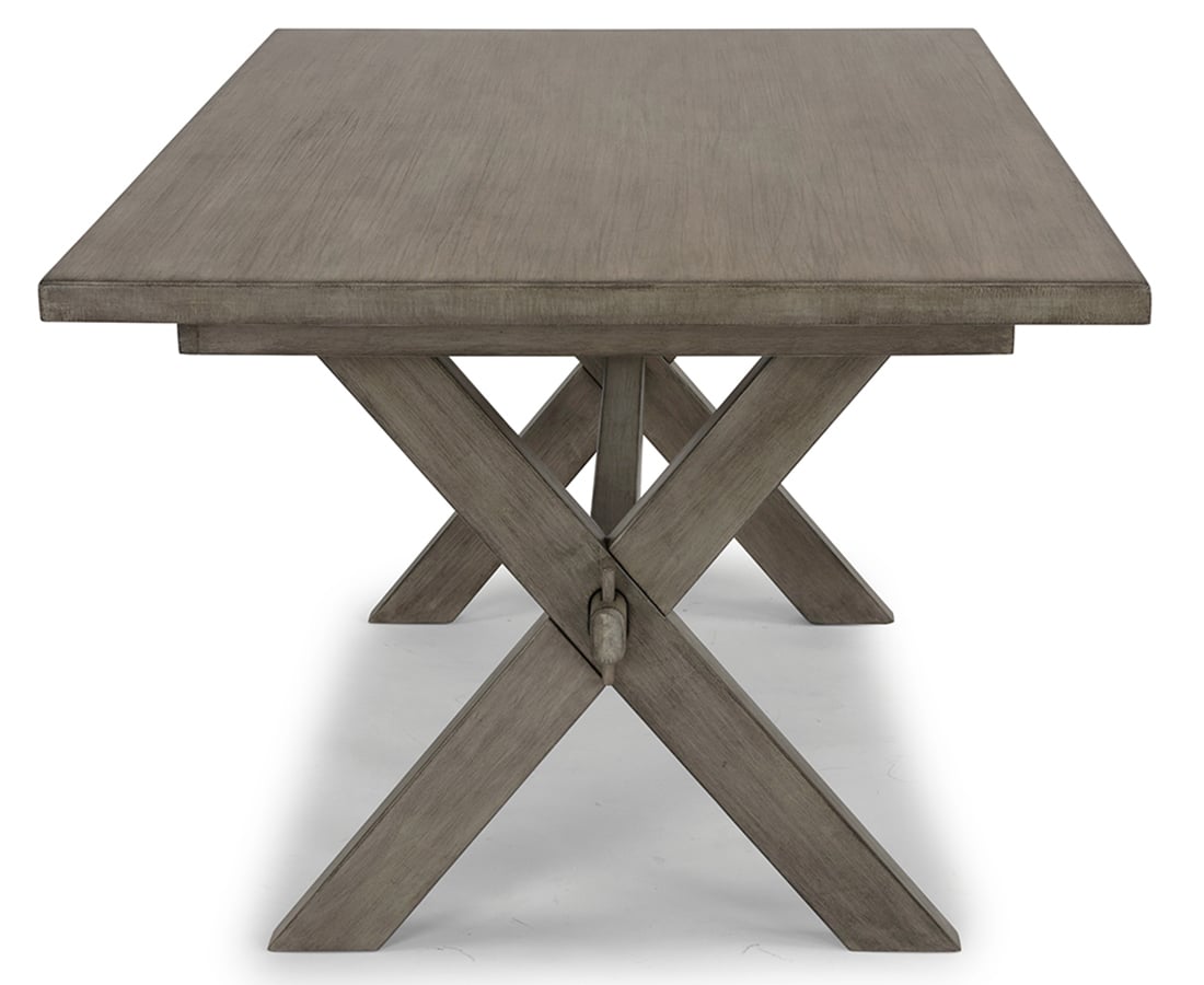 Homestyles Trestle Dining Table In Gray 552531 Abt