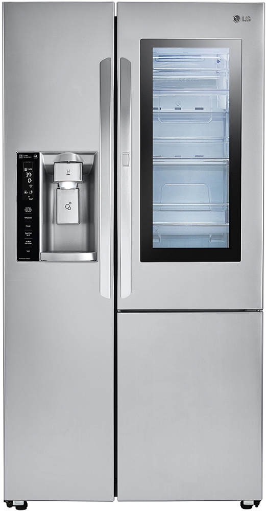 LG 22 Cu. Ft. CounterDepth Refrigerator LSXC22396S Abt
