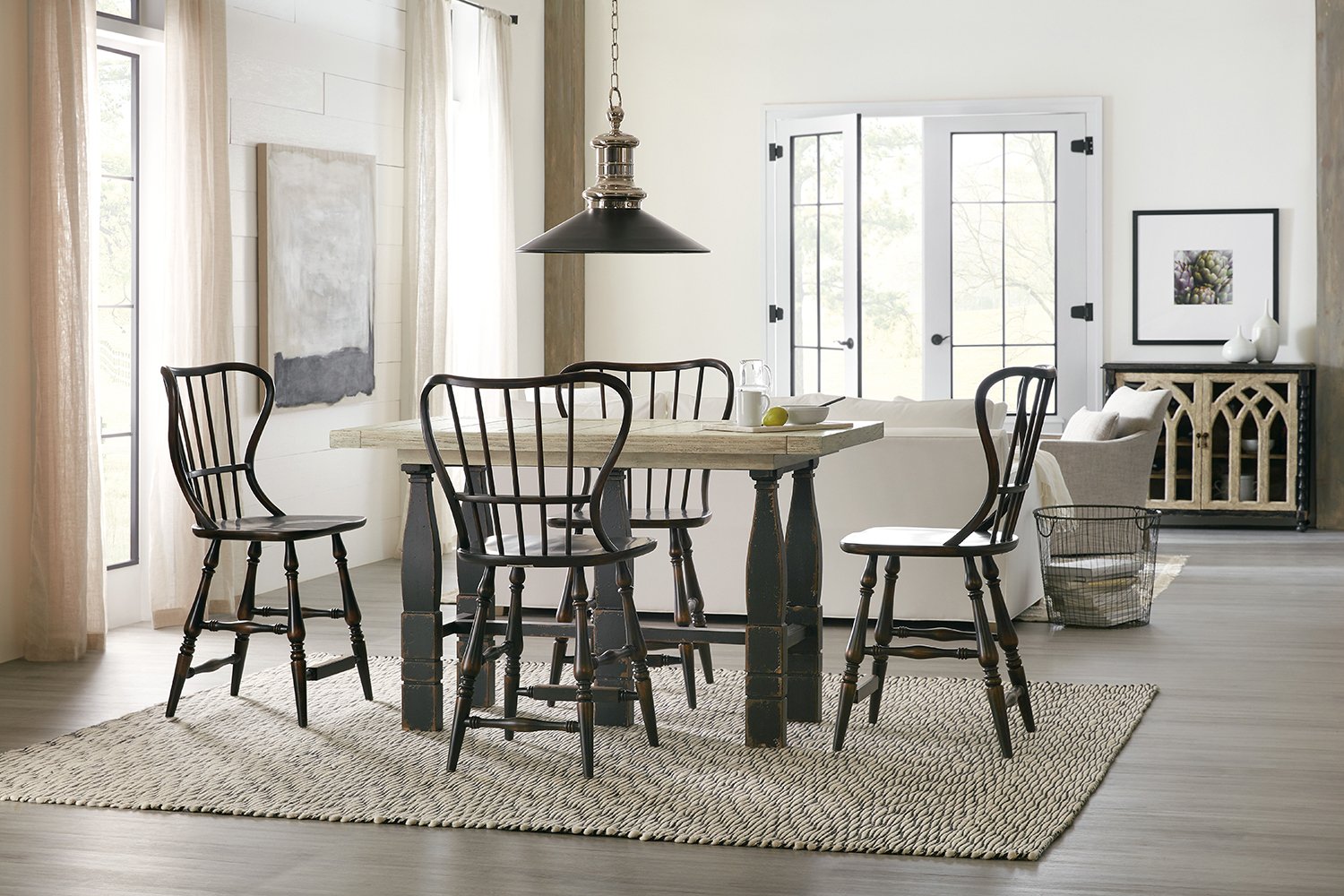 Hooker Furniture Ciao Bella Black Dining Room Table | Abt