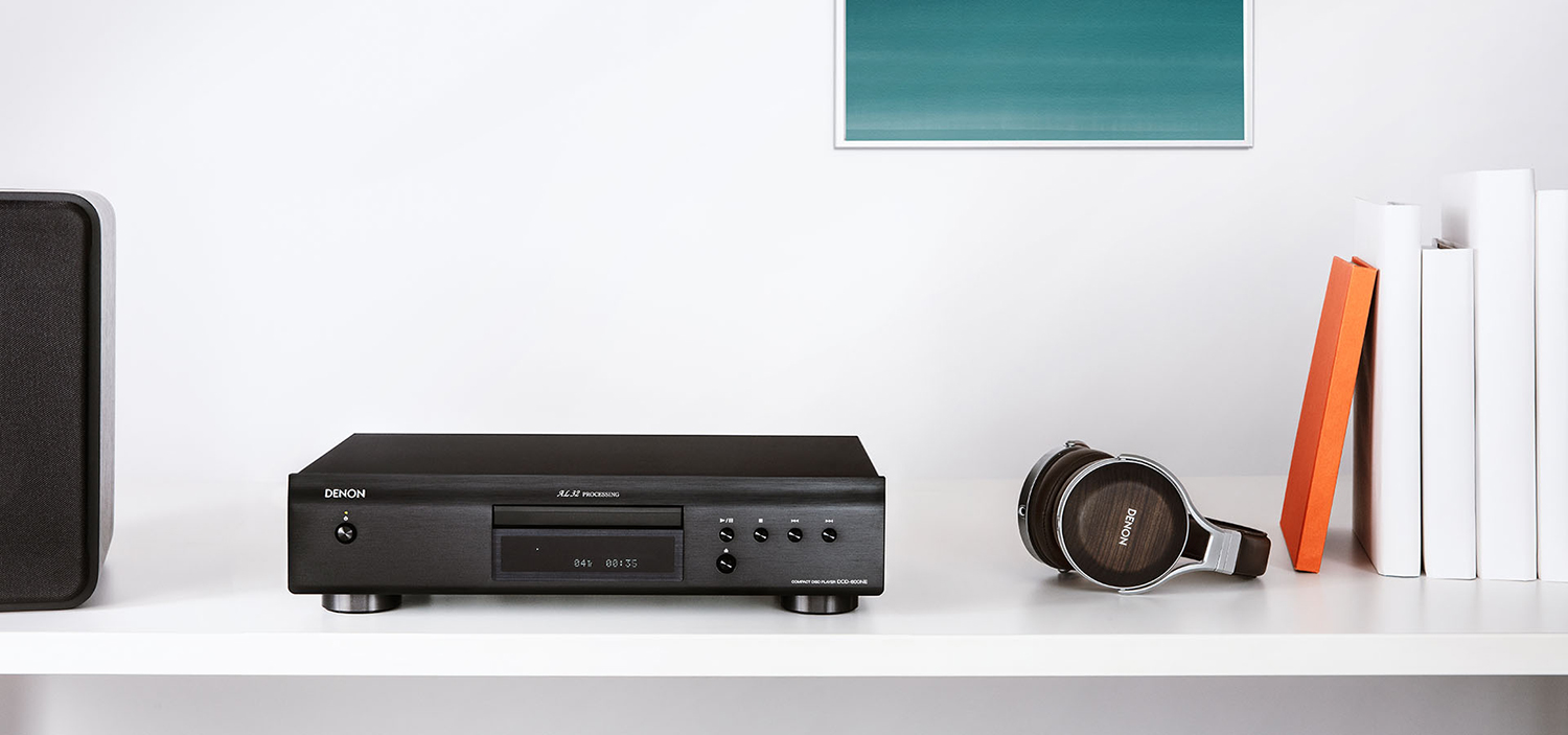 Denon Black CD Player With AL32 Processing DCD-600NE
