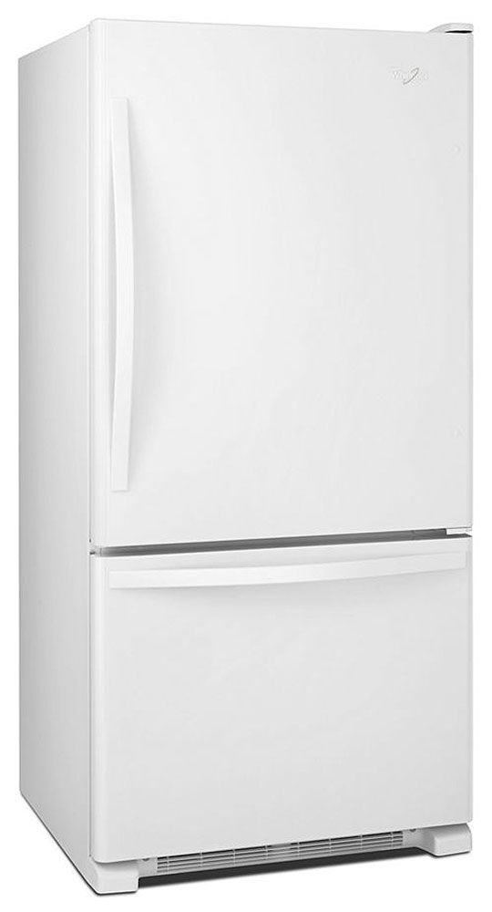 Whirlpool 33" Bottom Freezer Refrigerator WRB322DMBW Abt