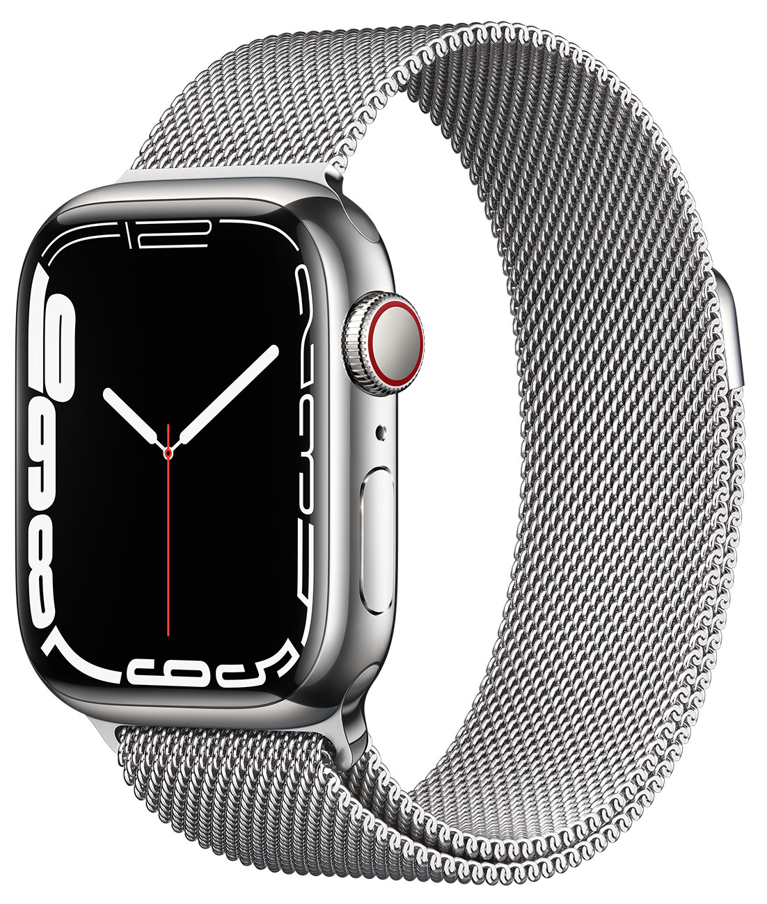 Apple Watch Series 7 GPS \u0026 Cellular 41mm Silver - MKHF3LL/A