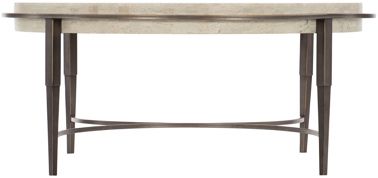 Bernhardt Barclay Metal Round Cocktail Table