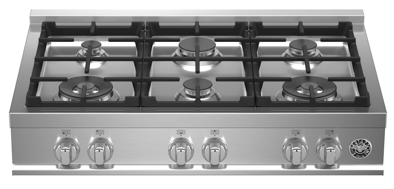 Bertazzoni Master Series 36" Stainless Steel Gas Rangetop With 6 Burners