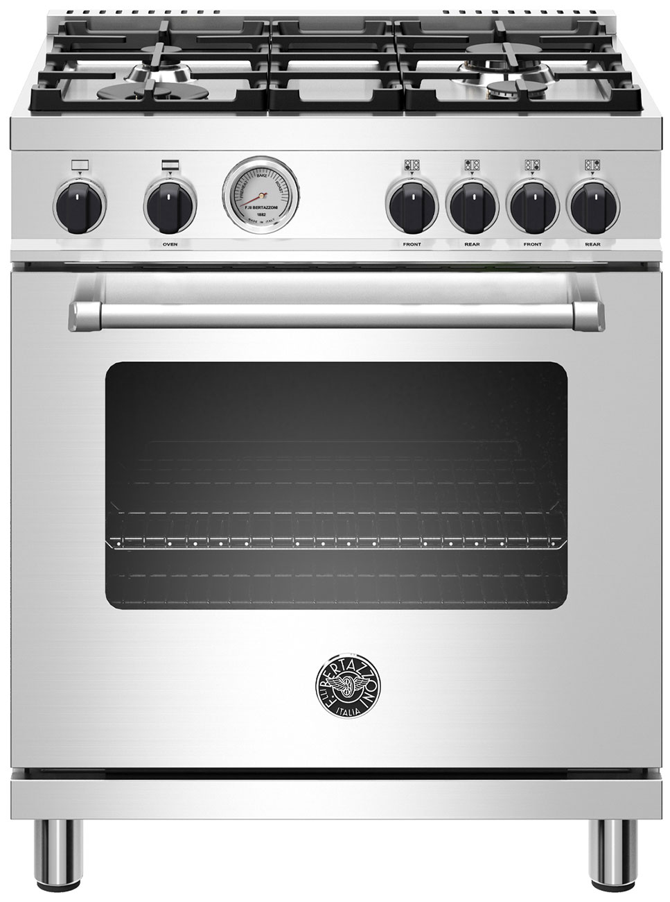 Bertazzoni 30" Stainless Gas Range MAST304GASXV Abt