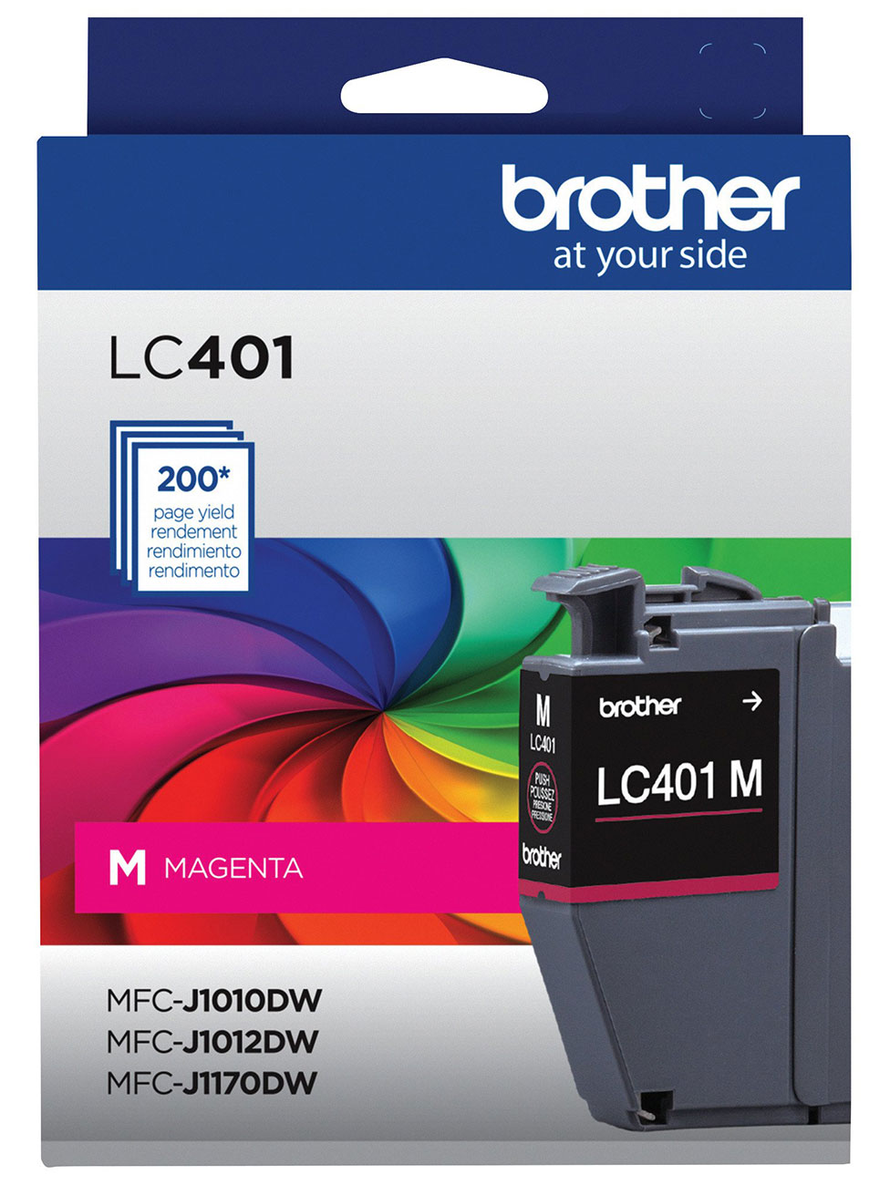 Brother LC401BKS Genuine Black Ink Cartridge - Standard Yield For MFC-J1010DW/J1012DW/J1170DW
