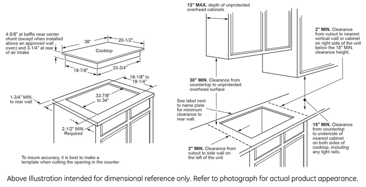 Cafe CHP90361TBB ADA 36" Black BuiltIn Induction Cooktop Abt