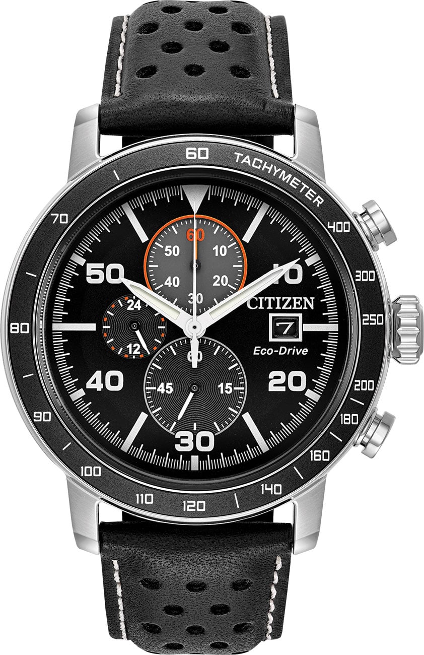 Citizen Eco-Drive Brycen Leather Mens Watch - CA0649-14E