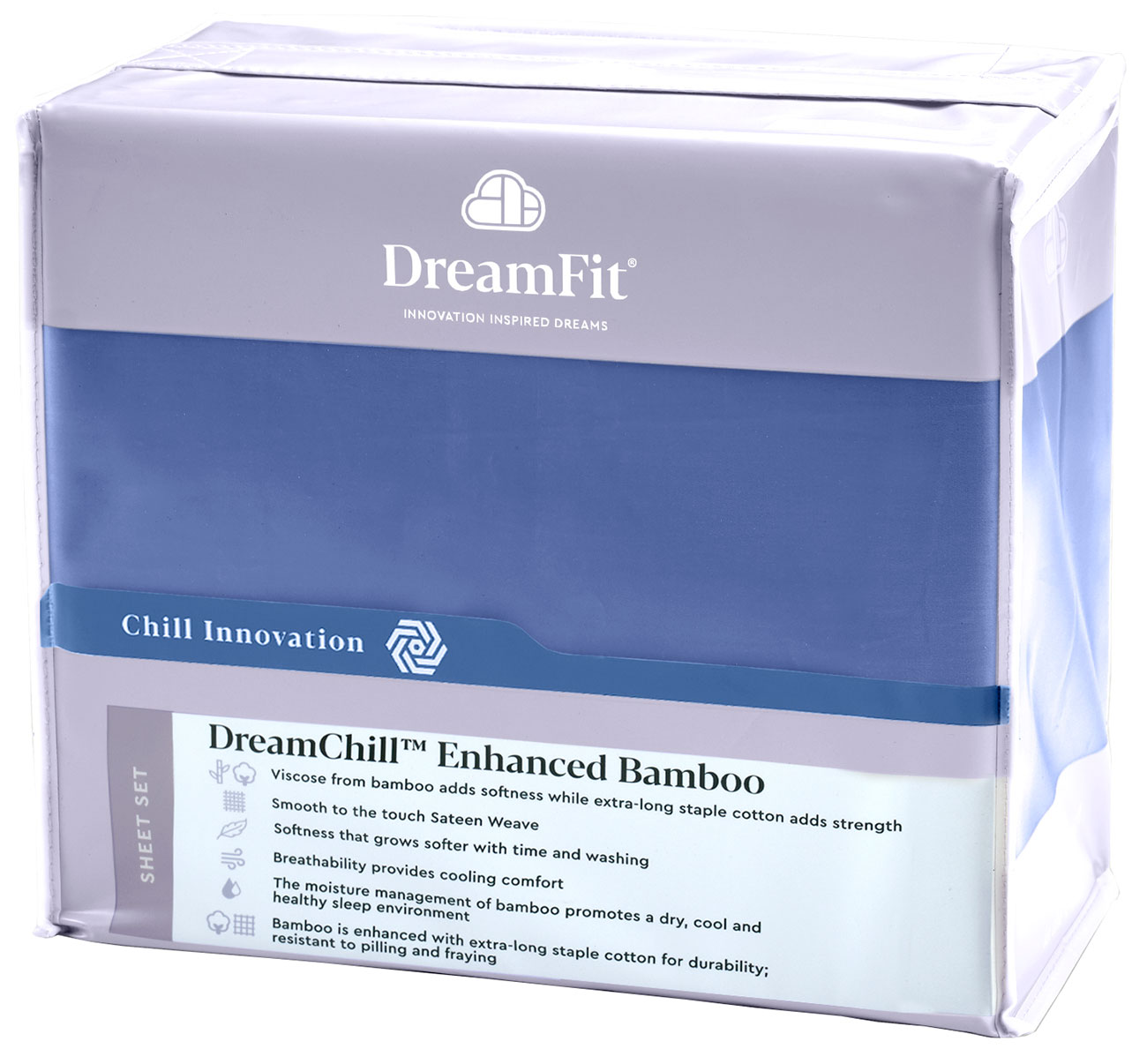 DreamFit DreamChill Bamboo Queen Sheet Set FFBB004874Q5