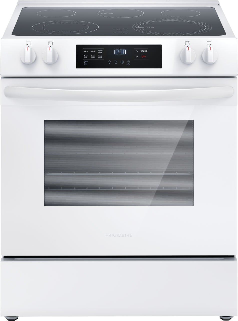 Frigidaire FCFE3062AW 30 In. White Front Control Electric Range Abt