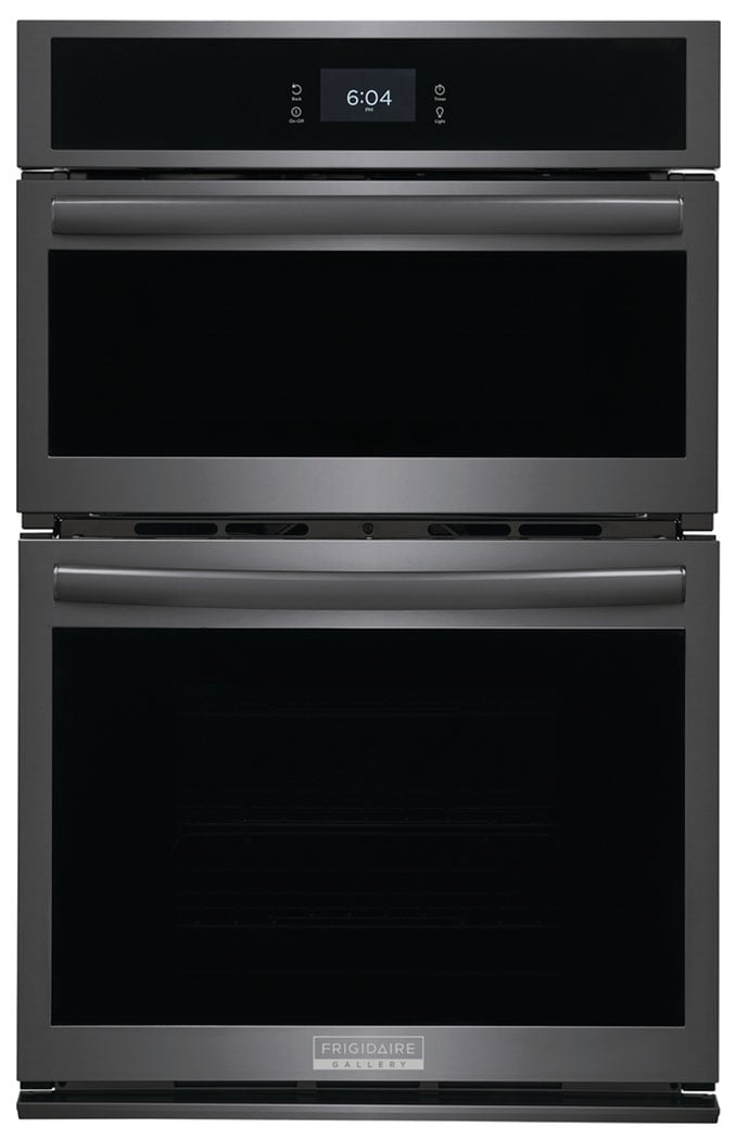 Frigidaire Gallery 27" Black Stainless Steel Microwave Combination Wall Oven