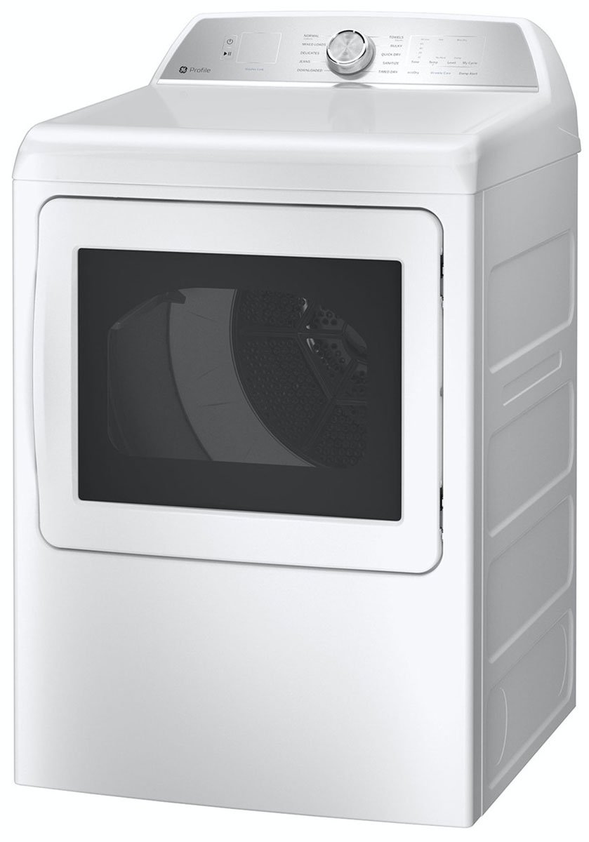 GE Profile 7.4 Cu. Ft. Electric Dryer PTD60EBSRWS Abt