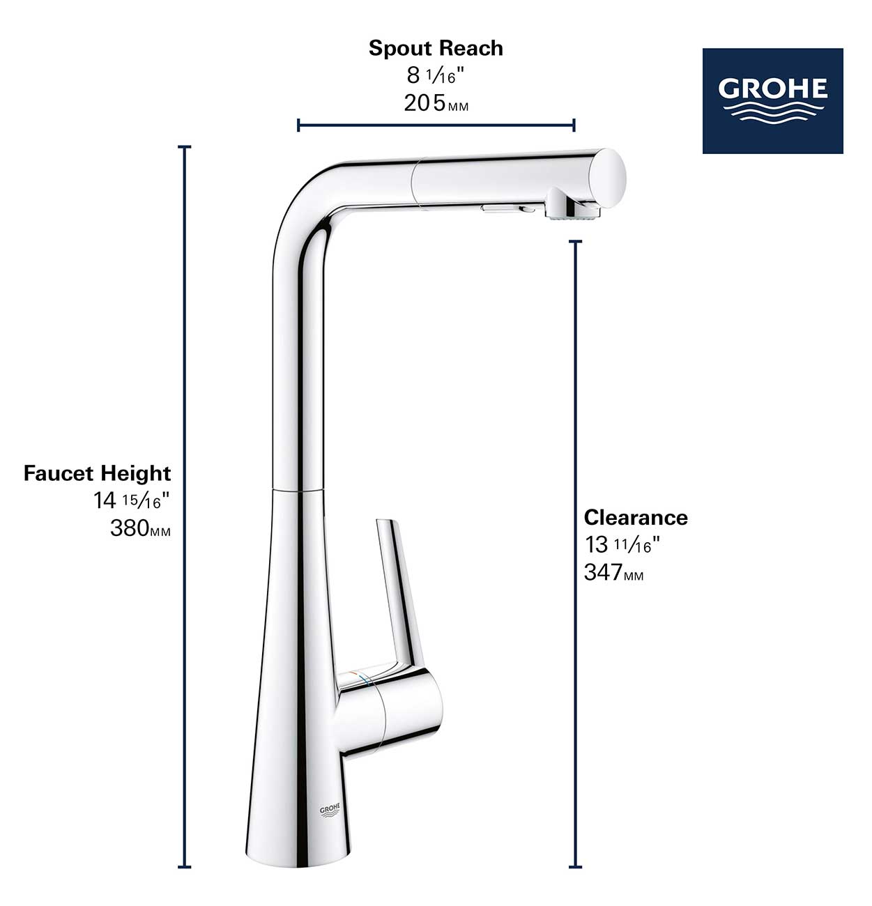 GROHE Zedra SingleHandle Kitchen Faucet 33893DC2 Abt