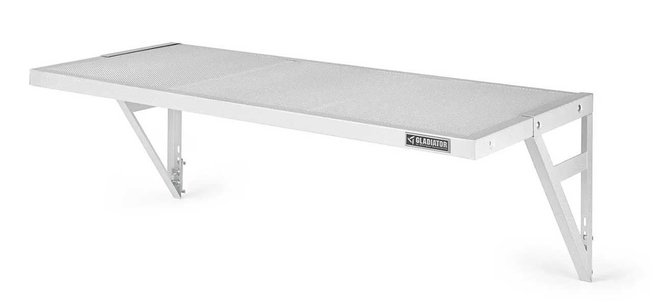 Gladiator Garageworks 45" GearLoft Hammered White Shelf