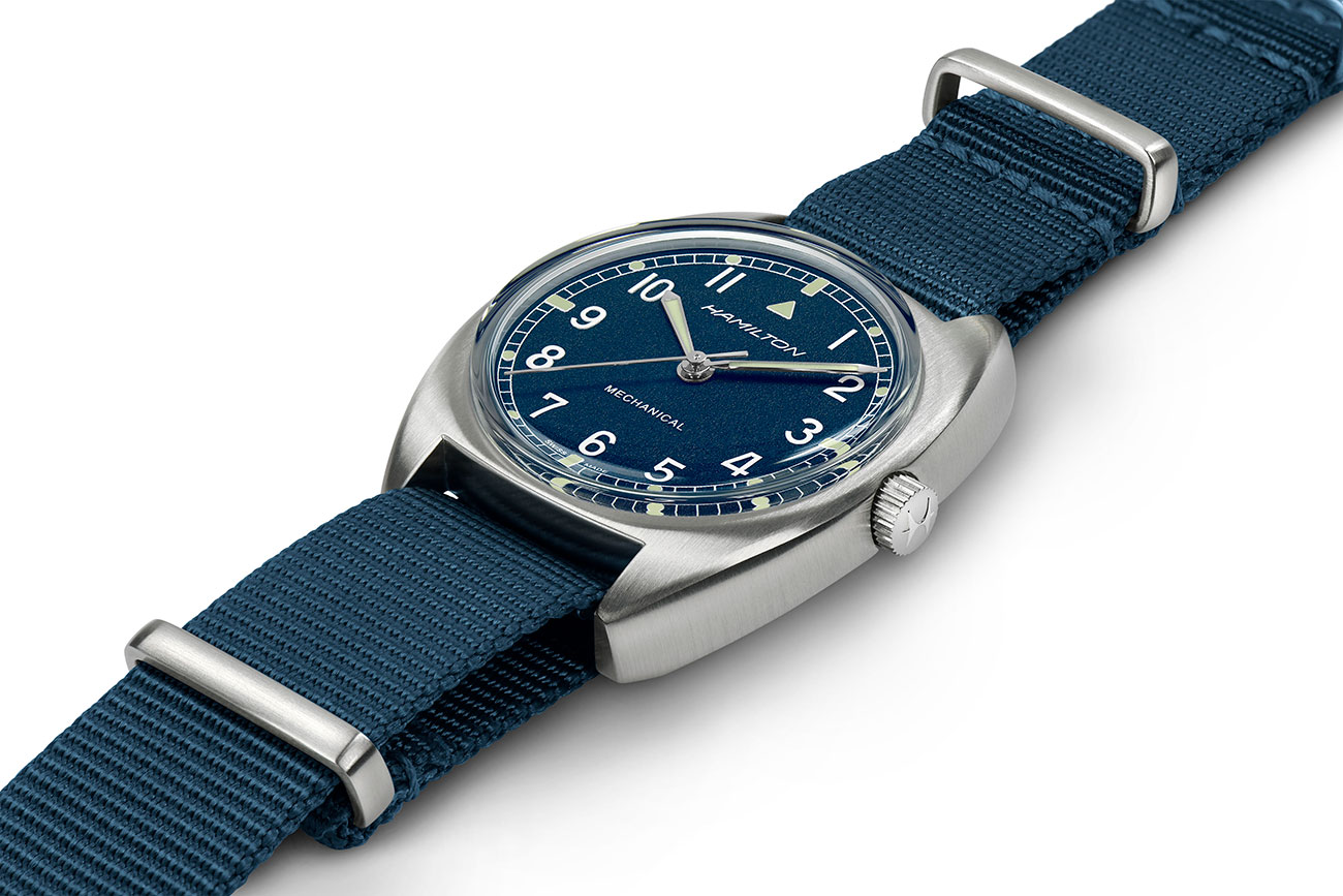 Hamilton Khaki Aviation Pilot Pioneer Mechanical Blue Watch H76419941 
