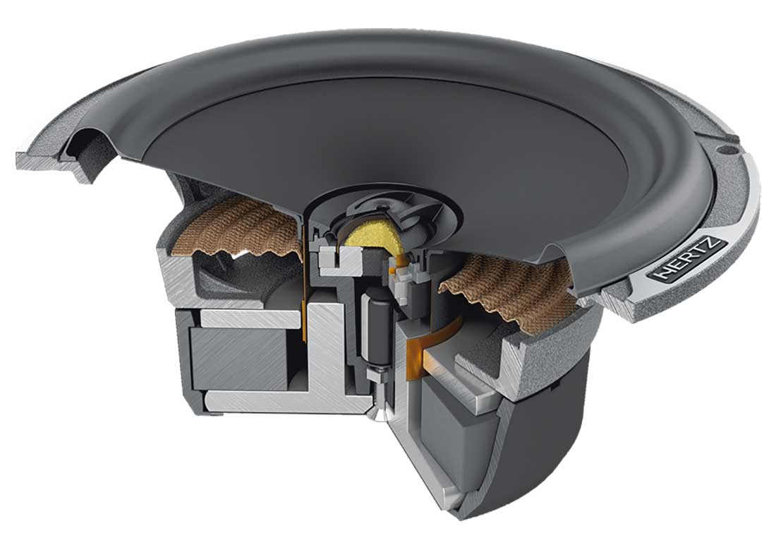 HERTZ MPX 165.3 PRO Coaxial 2-Way Speakers (Pair) MPX165.3
