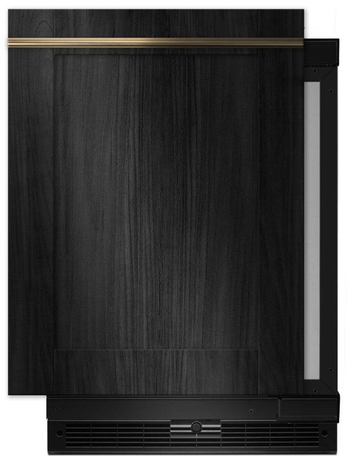 JennAir JURFL242HX 24 inch Under Counter Refrigerator with 5 cu. ft. Capacity and Obsidian Interior in Panel Ready (Left Hinge)