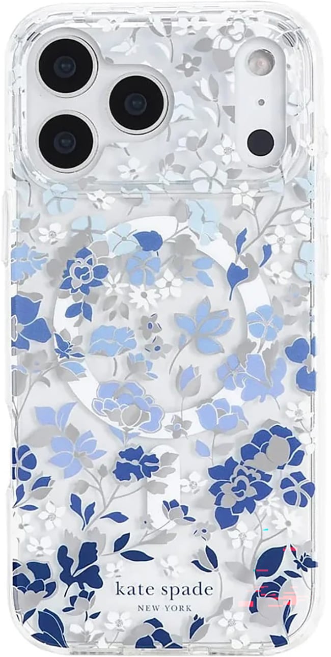 Kate Spade MagSafe Case for iPhone 18 Pro Max in Flowerbed Blue