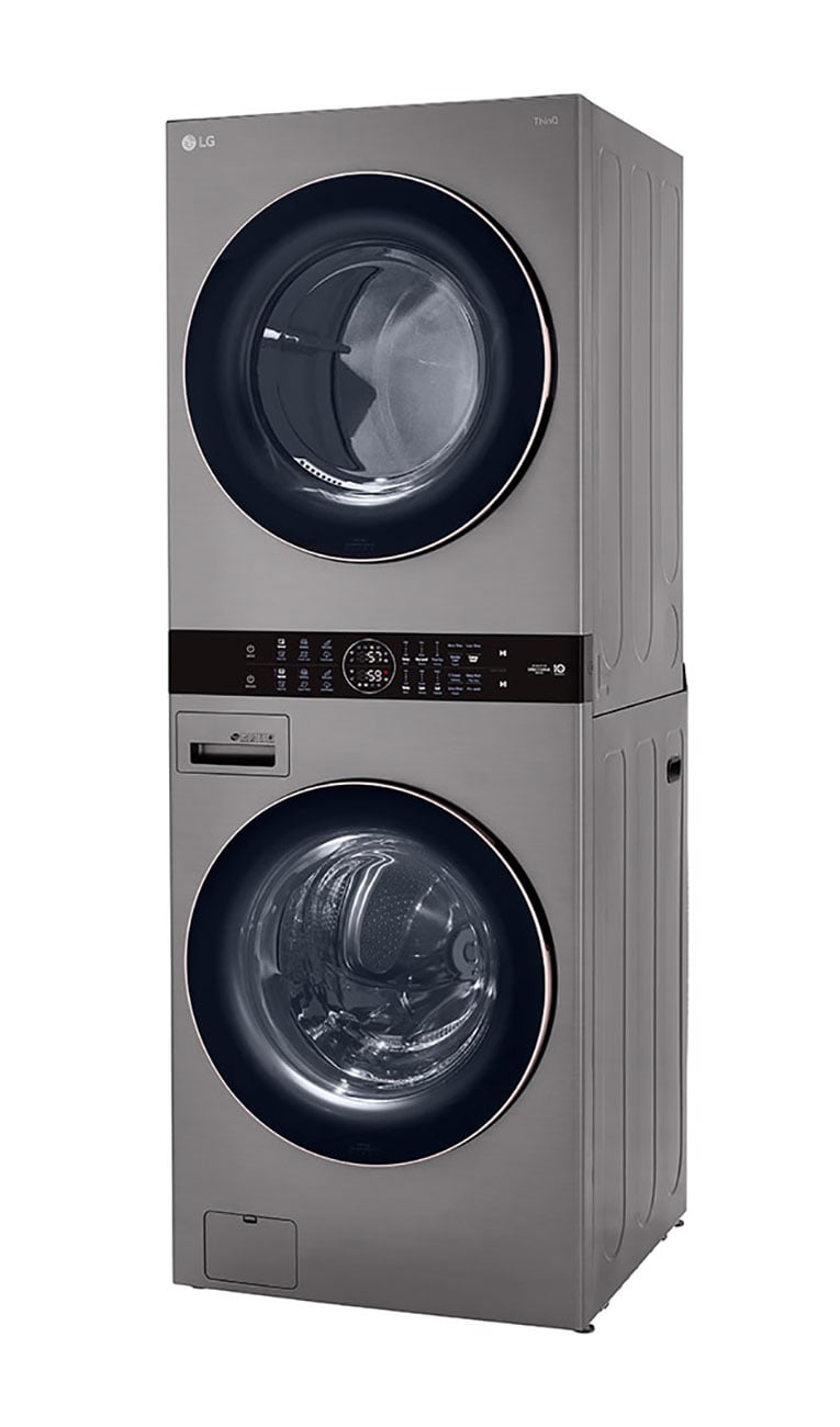 LG 27" Graphite Washer & Electric Dryer Combo WKE100HVA Abt
